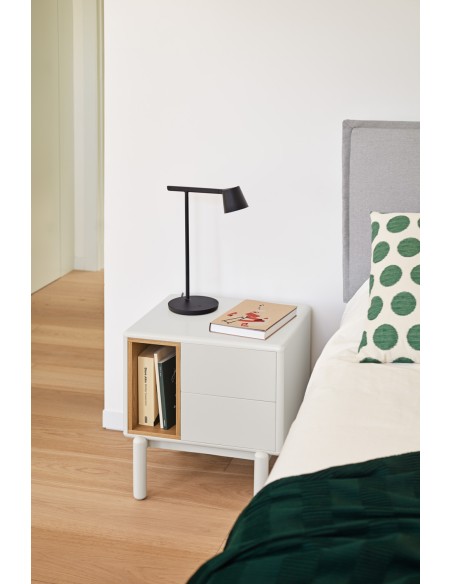 Mesita de Noche CORVO, Crema - Teulat