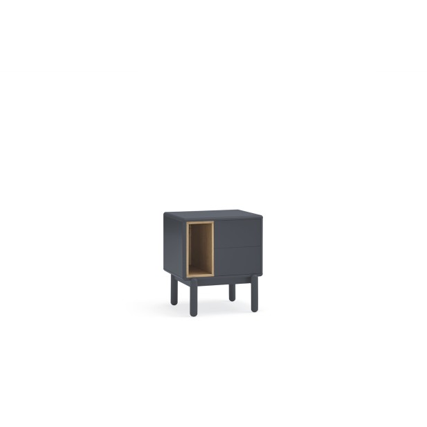 Mesita de Noche CORVO, Gris Antracita...