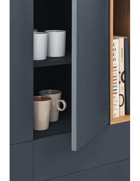 Mueble Auxiliar CORVO, Gris Antracita - Teulat