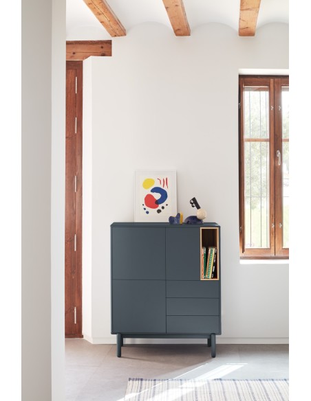 Mueble Auxiliar CORVO, Gris Antracita - Teulat