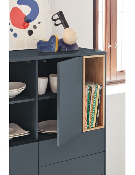 Mueble Auxiliar CORVO, Gris Antracita - Teulat