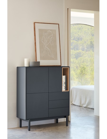 Mueble Auxiliar CORVO, Gris Antracita - Teulat