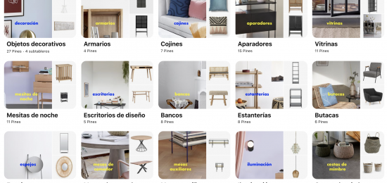 Inspírate con el  Pinterest de Vackart renovado